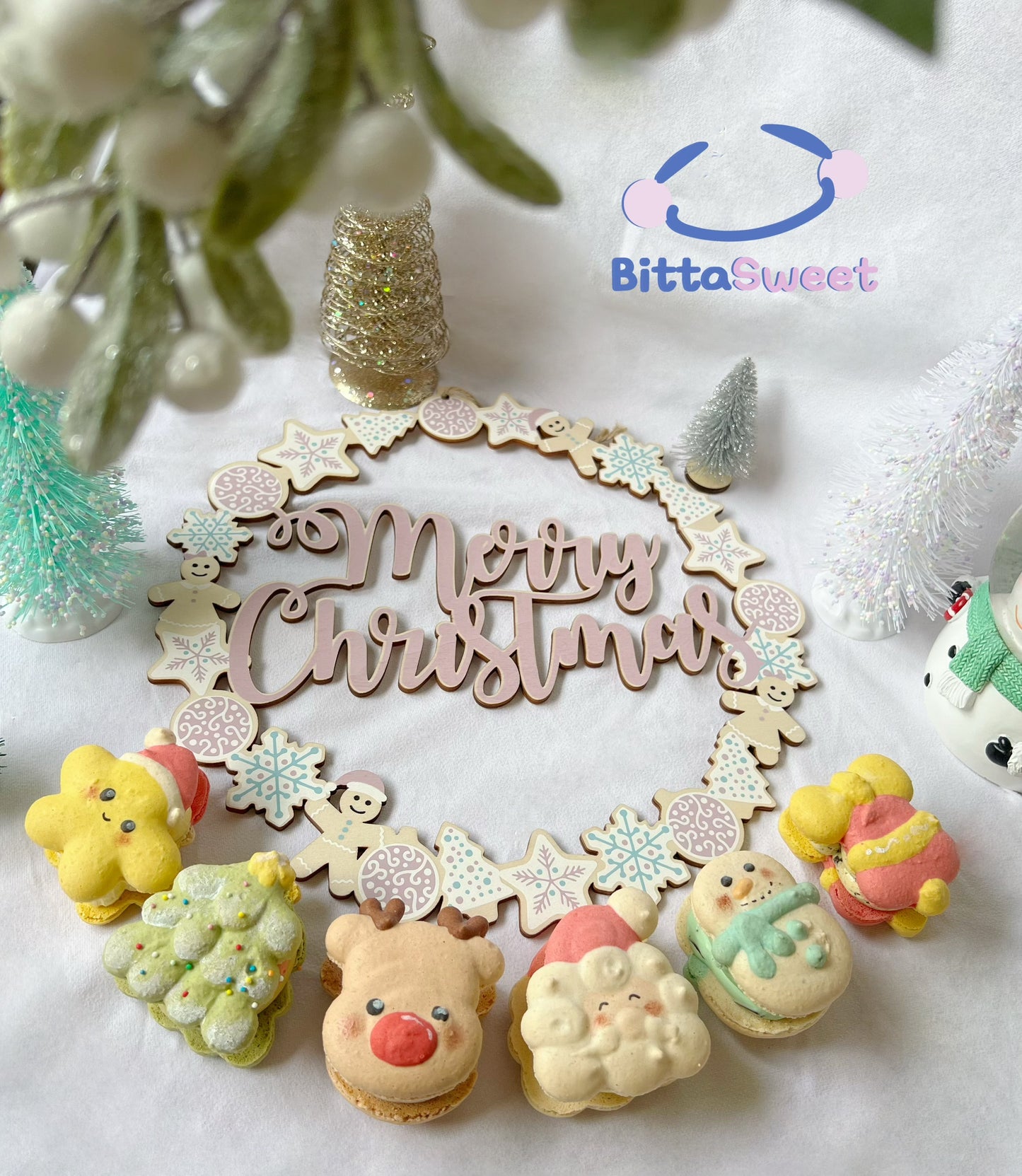 Limited Edition Christmas Bitcarons - 4 pack